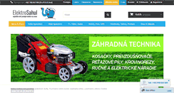 Desktop Screenshot of obchod.elektrosahul.eu